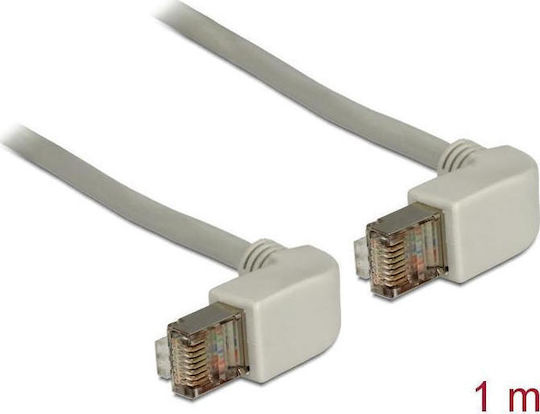 DeLock S/FTP Cat.6 (Gigabit) Καλώδιο Δικτύου Ethernet 1m Μπεζ