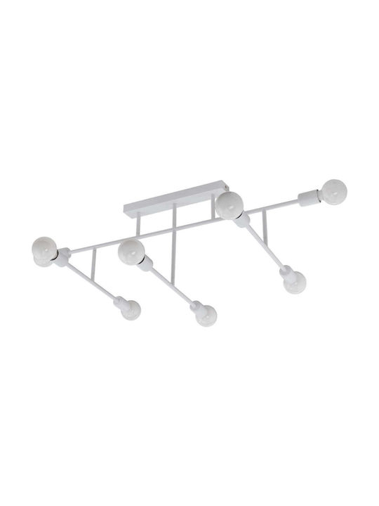 Eglo Belsiana Modern Metal Ceiling Light with Socket E27 51pcs White