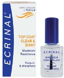 Ecrinal Top Coat Clear & Shiny Σκληρυντικό 10ml