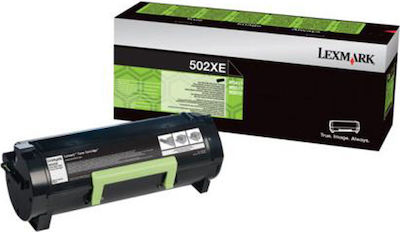 Lexmark 502XE Toner Laser Εκτυπωτή Μαύρο High Yield 10000 Σελίδων (50F2X0E)