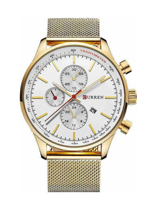 Curren Мъжки часовник 44mm На батерия с Метална...