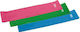 Body Sculpture Resistance Belts Mini Band Σετ 3τμχ Πολύχρωμα 0.05m