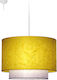 Starlight Twin KA-KK-3525 Galben Lustră Galben cu Dulie E27 35x35cm. Galben