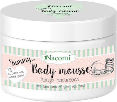 Nacomi Body Mousse Mango Macaroons Hidratantă Mousse pentru Corp 180ml