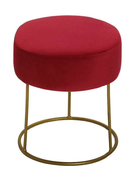 Stool For Living Room Red 35x35x41cm