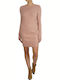 Only Mini Dress Knitted Pink