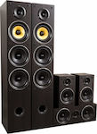 Taga Harmony Σετ Ηχείων Home Cinema 5.0 TAV-506 V.2 120W Modern Wenge