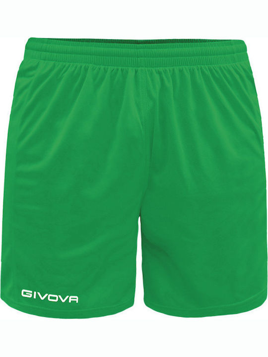 Givova One P016 Αθλητική Ανδρική Βερμούδα Πράσινη