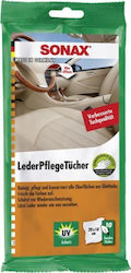 Sonax Leather Care Wipes Protection Pads for Leather Surfaces