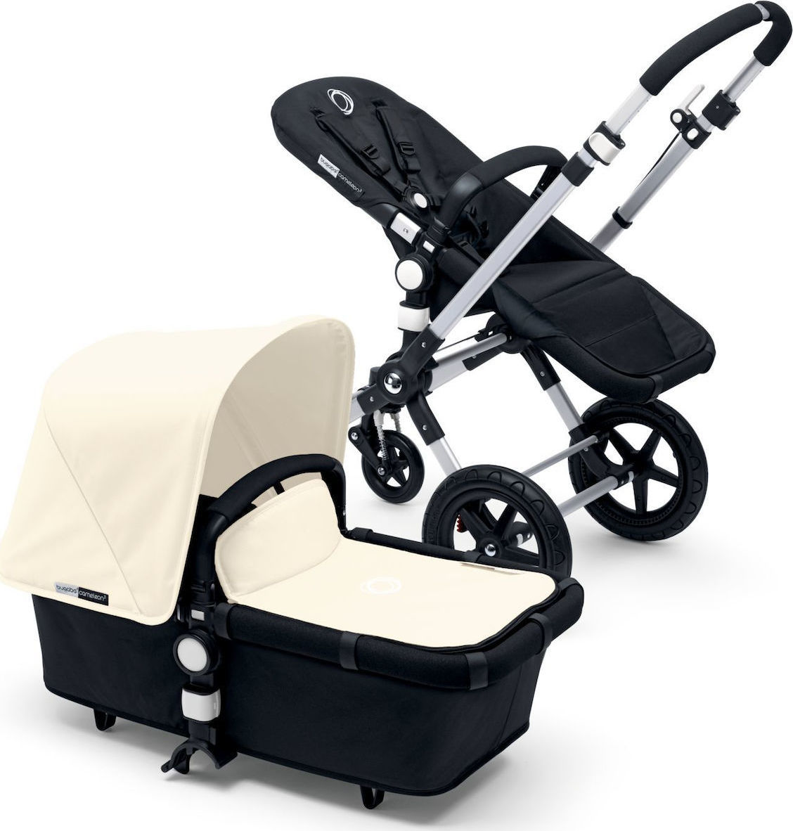 Bugaboo Cameleon 3 Off White με σκελετό Aluminium Skroutz.gr