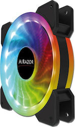 LC-Power AiRazor CF 120 Pro Case Fan με RGB Φωτισμό και Σύνδεση 3-Pin