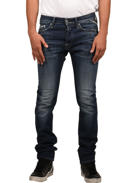 Replay Waitom Herren Jeanshose in Slim Fit Blau