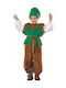 Kids Christmas Costume Goblin Kalikantzarakis Brown