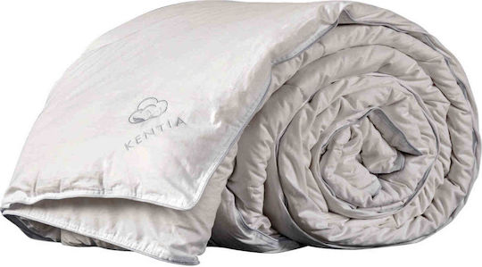 Kentia Завивка Двойна 220x240см Чист Памук Бяла 300 GSM 10.5 Тогс