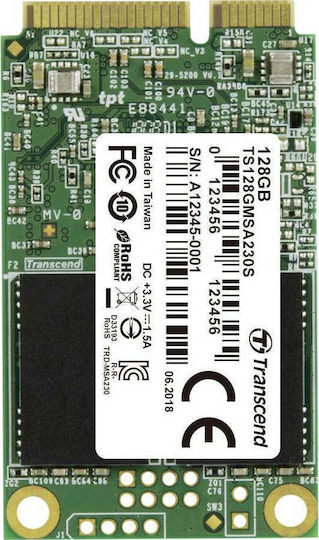 Transcend 230S SSD 128GB mSATA SATA III