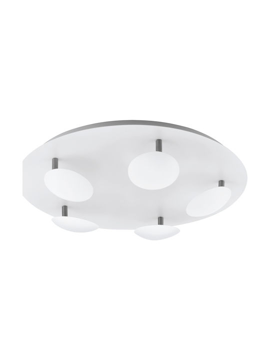 Eglo Certino Modern Metal Ceiling Light with Integrated LED White