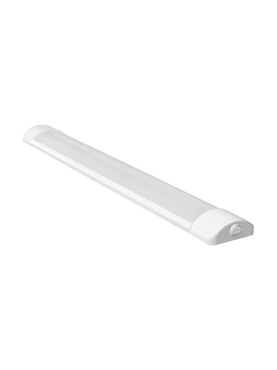 Adeleq Modern Wall Lamp with Socket T8 White Width 60cm