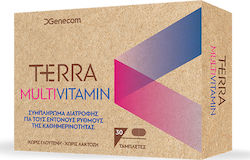 Genecom Terra Multivitamin Vitamina pentru Energie & Întărirea Sistemului Imunitar 30 file