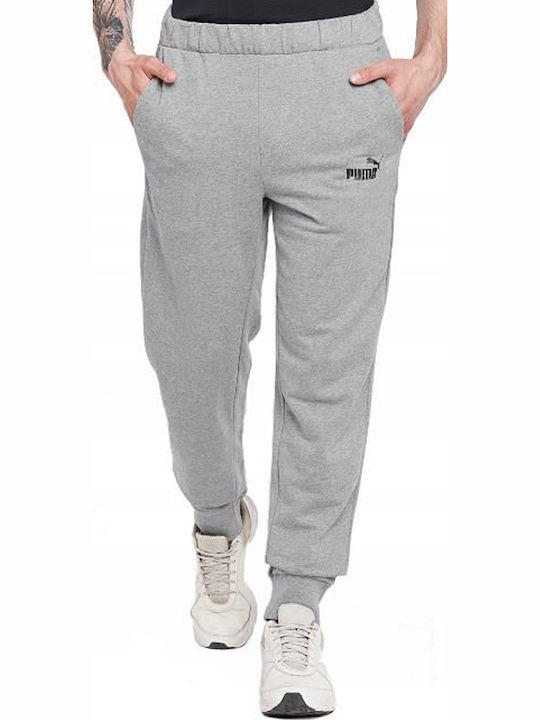 PUMA Essentials Sweatpants with Elastic Gray