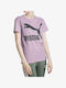 Puma Classics Logo Tee Damen T-Shirt Rosa