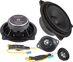 Ground Zero Set Auto-Lautsprecher Autolautsprecher 4" mit 50W RMS (2 Weg)