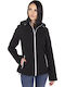 Icepeak Lucy Softshell Jachetă de femei Puffer Negru