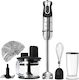Cecotec Titanium 1000 Pro Handmixer mit Inox-Stab 1000W Schwarze