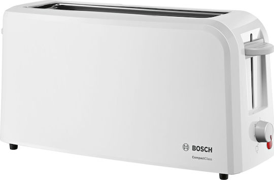 Bosch Prăjitor de pâine 2 sloturi 980W Alb