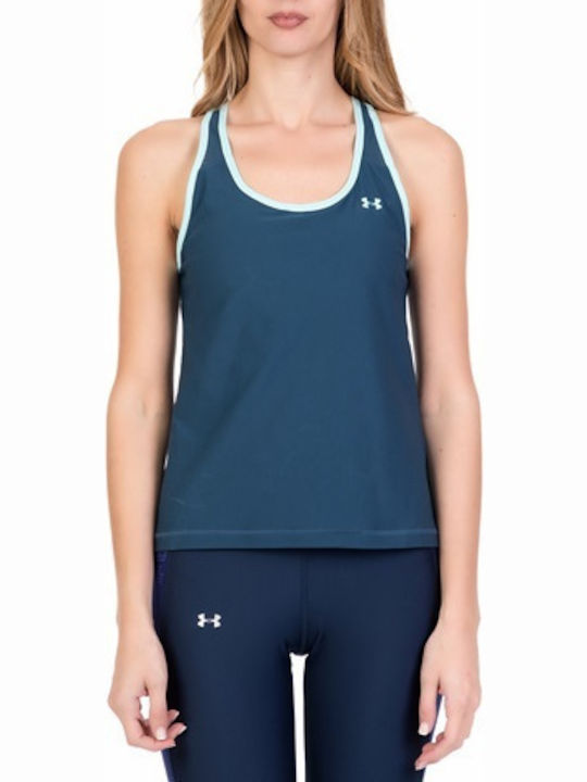 Under Armour Centre Court Women's Athletic Blouse Sleeveless Blue