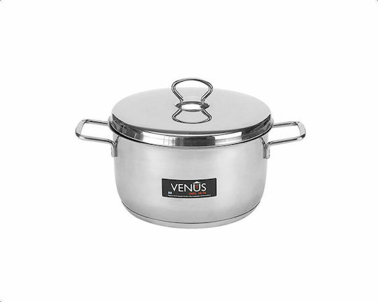 Venus Βαθιά Ανοξείδωτη Κατσαρόλα 3.1lt / 18cm