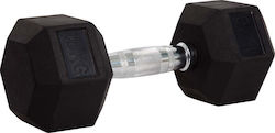 Amila Rubber Hexagon Dumbbell 1 x 10kg