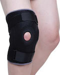 Ortholand ΚED / 415 Knee Brace with Hole & Pads Black