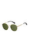 Polaroid Unisex Sonnenbrille mit Gold Metall Gestell und Grün Polarisiert Linse PLD2053/S PEF/UC