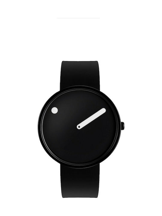 Picto Watch with Rubber Strap