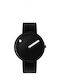 Picto Women's Watch 40mm Battery with Black Rubber Strap