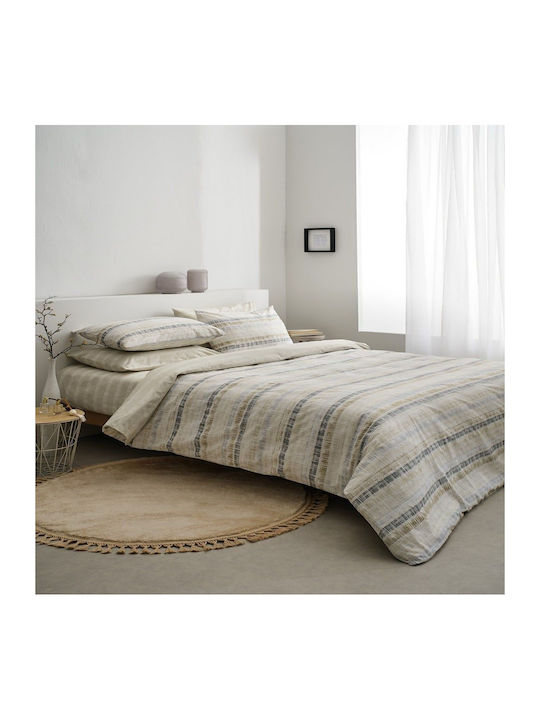 Vesta Home Duvet Cover Set Cotton Double with 2 Pillowcases 200x240 Irene 02