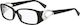 Giorgio Armani Plastic Eyeglass Frame Black