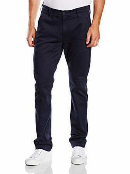 Hose Chino in Schlanker Passform Marineblau