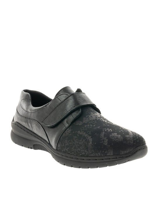 Naturelle Bollen Anatomisch Damen Slip-Ons Schwarz