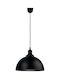 ArkoLight Pendant Light Black Bell with Socket E27 22x31x32cm