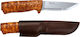 Helle Eggen Knife with Blade made of Steel in Sheath