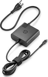 HP USB-C Power Adapter USB-C Laptop Charger 65W with Detachable Power Cable