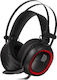Thermaltake Shock Pro Rgb 7.1 Over Ear Gaming Headset με σύνδεση USB