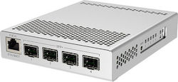 MikroTik CRS305-1G-4S+IN Negestionat L2 PoE+ Switch cu 1 Porturi Gigabit (1Gbps) Ethernet și 4 Porturi SFP