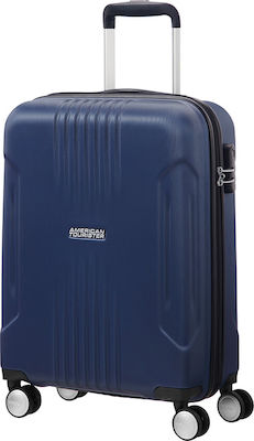 American Tourister Tracklite Spinner Blau mit 4 Räder Höhe 55cm