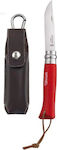 Opinel N°8 Briceag Bushwhacker Red cu Lamă din Inox cu Toc