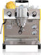 Dalla Corte Mina Yellow Επαγγελματική Μηχανή Espresso με 1 Group 2kW Π38.5xΒ41xΥ38.5cm