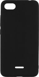 Senso Rubber Xiaomi Black Silicone Back Cover Black (Redmi 6a)