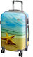 A2S Starfish Cabin Travel Suitcase Hard with 4 ...