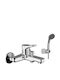 Wtsgroup Zipponi Green Mixing Bathtub Shower Faucet Complete Set Silver